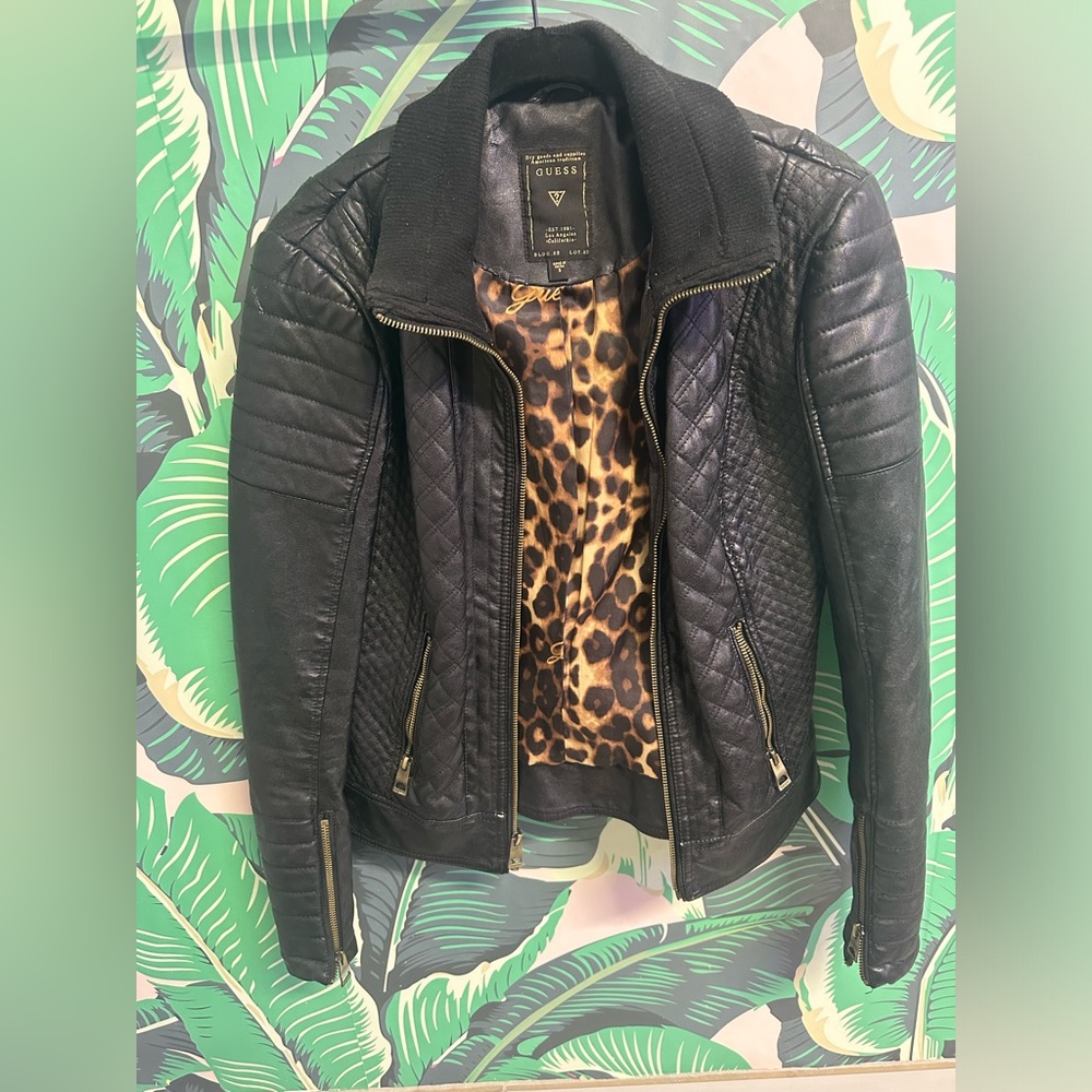 Vintage GUESS leather jacket